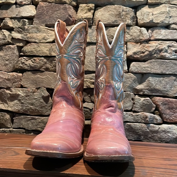 Dan Post Exotic Eel Western Boots Women’s - Picture 3 of 7